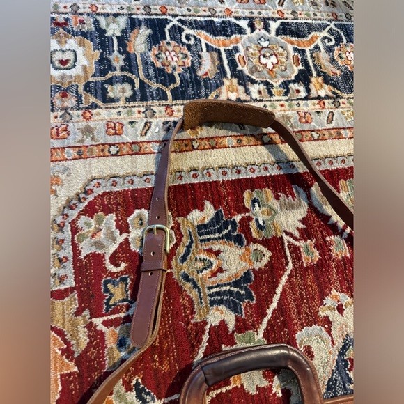 Vintage Coach Harrison Brown Leather Briefcase Messenger Carmel Cowhide 5283 - Picture 8 of 12